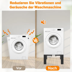 Sonnewelt Waschmaschinen Untergestell mit Skala 50-80cm Einstellbare