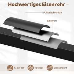 Sonnewelt Handlauf Treppengeländer Schwarz 60-360cm