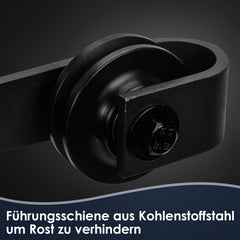 Sonnewelt Schiebetürbeschlag Set Schiebetürsystem 152cm/183cm/200cm/244cm/363cm
